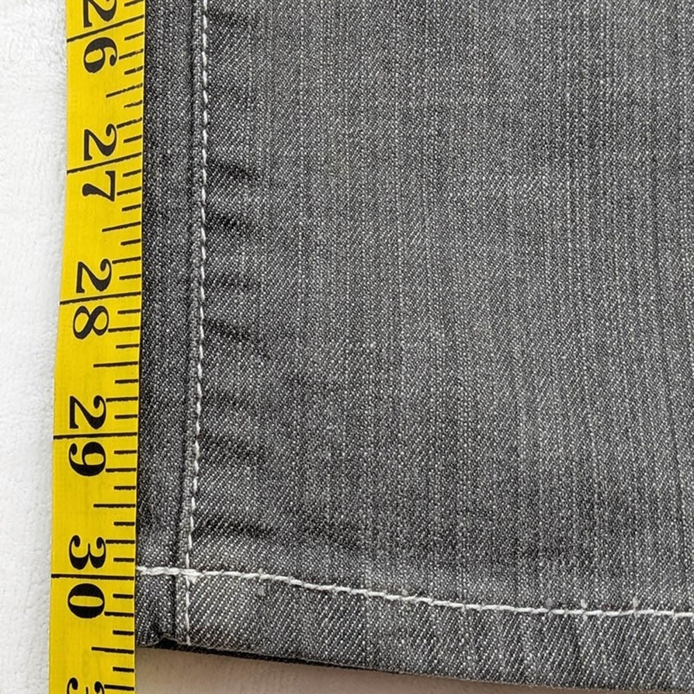 Chico's Platinum Jeans Womens 8‎ Charcoal Indie Sleaze Y2K Alternative Grunge - Picture 7 of 11